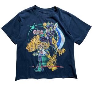 Vintage 2000s Yu-Gi-Oh! Shirt Blue Enter The Shadow Realm XS